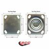 Service Caster Replacement Caster Set for Magliner Casters 130076 and 130075, 6PK MAG-SCC-30CS820-TPRRF-4-R-2